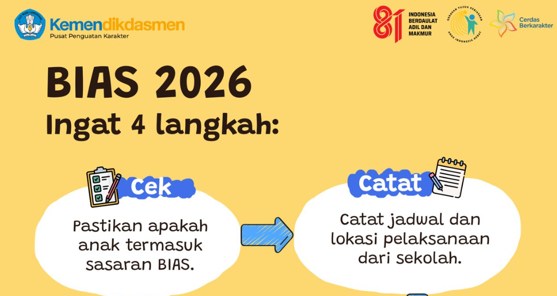 Perhatian! Kemendikdasmen Terbitkan SE BIAS 2026, Orang Tua Wajib Perhatikan Hal Ini